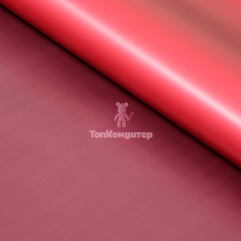 Пленка матовая двусторонняя Бордовый/Вишневый 60 х 60 см