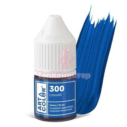 Гелевый жирорастворимый краситель Art Color Choco Синий, 15мл