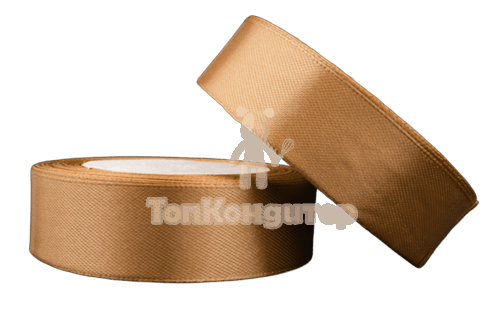 Лента атласная 2,5 см Песочный 23 м